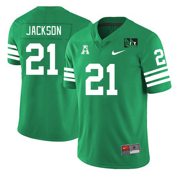Men #21 BK Jackson North Texas Mean Green 2023 College Football Jerseys Stitched-Green